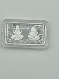 PURE SILVER LAXMI GANESH JI 10GM COIN