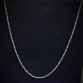 SILVER BEADS CHAIN