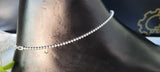 SILVER SINGLE ANKLET