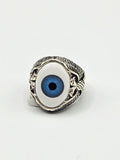 SILVER EVIL EYE RINGS