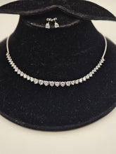 SILVER CZ NECKLACE