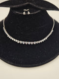 SILVER CZ NECKLACE