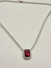SILVER CZ NECKLACE