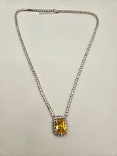 SILVER CZ NECKLACE