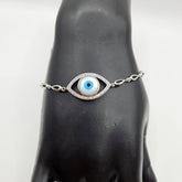 EVIL EYE SILVER BRACELET
