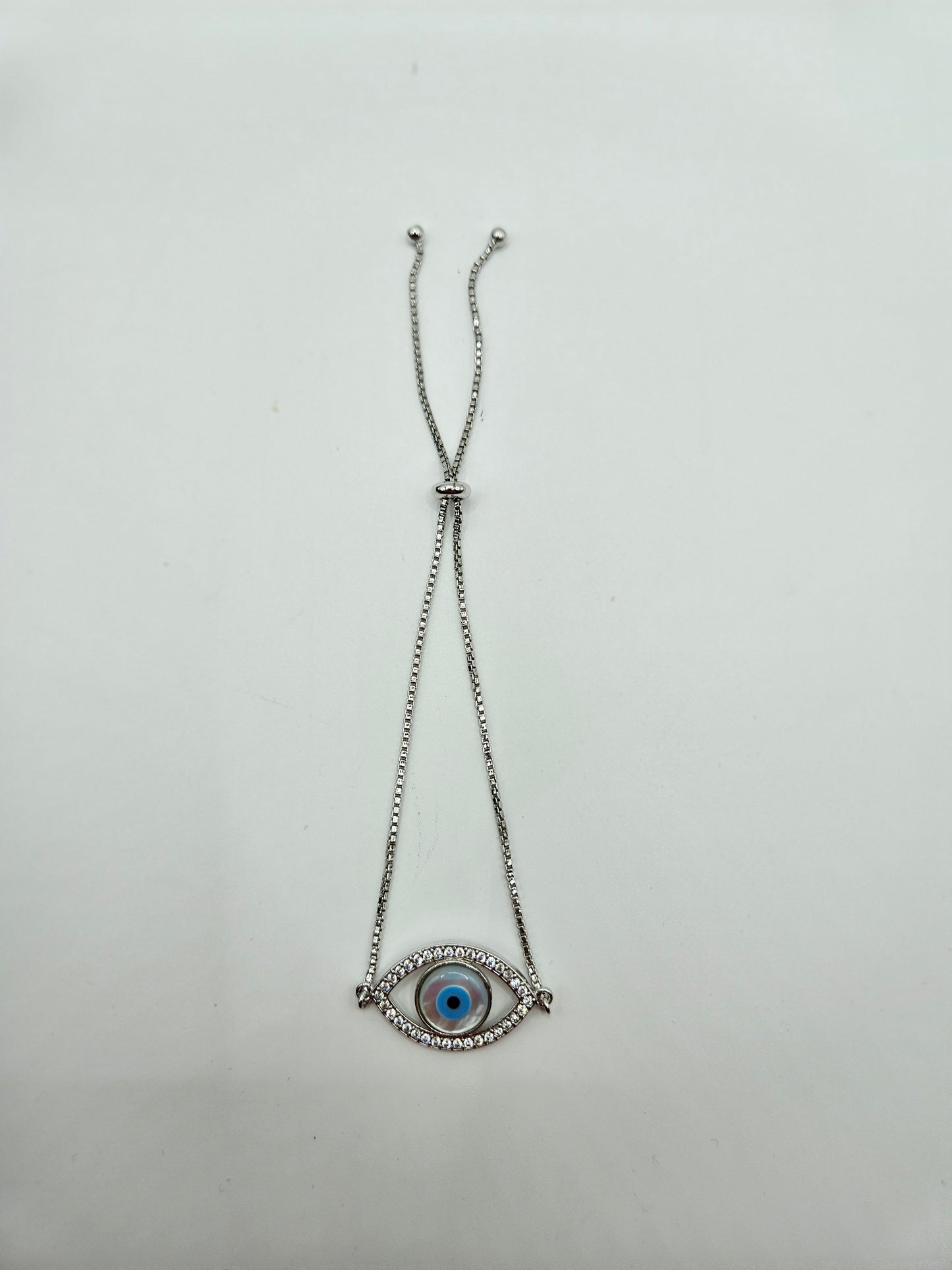 EVIL EYE SILVER BRACELET