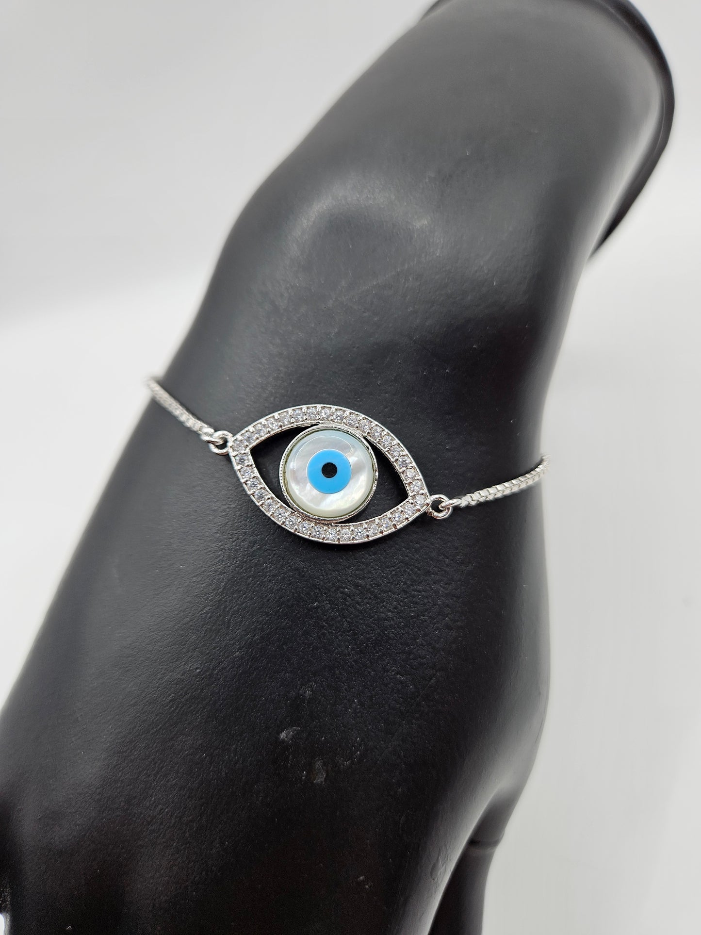 EVIL EYE SILVER BRACELET