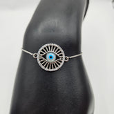 EVIL EYE SILVER BRACELET