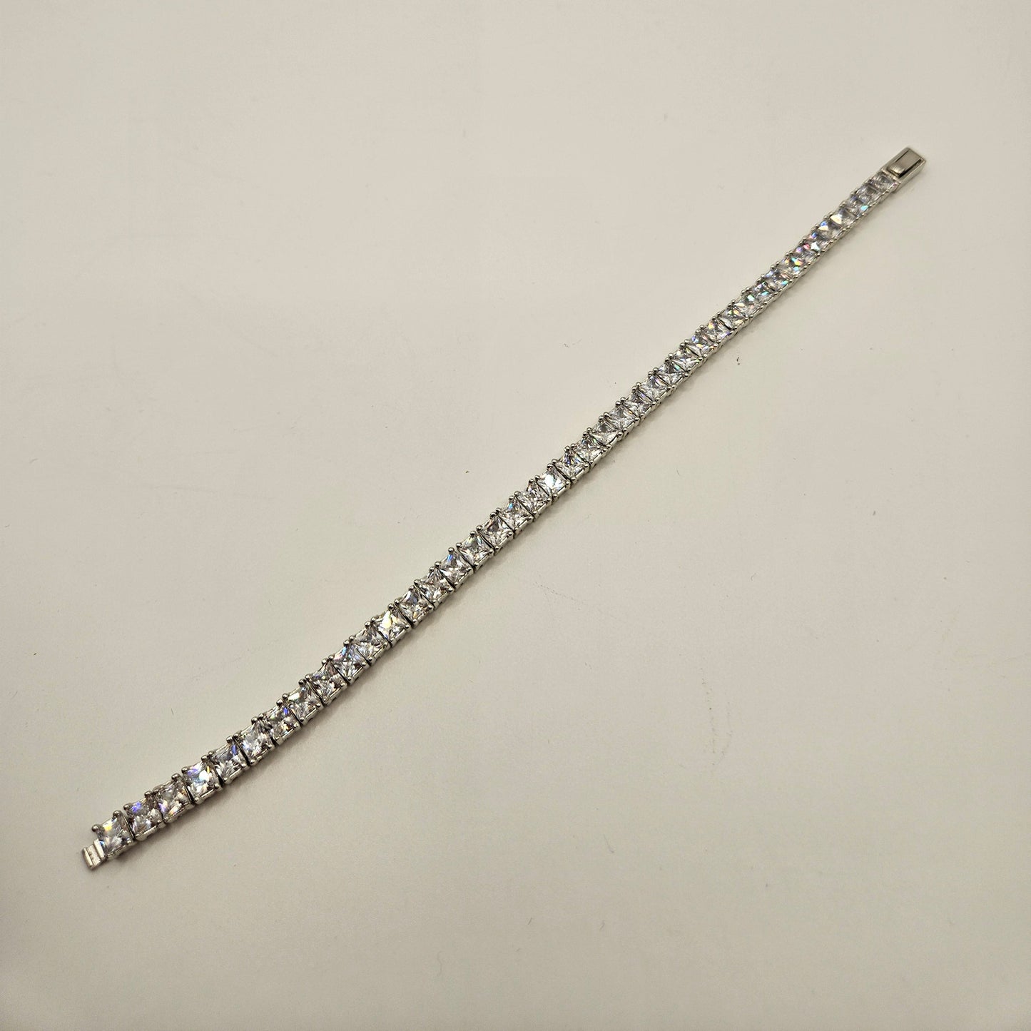 SILVER TENNIS BRACELET