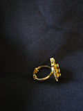 GOLD PLATED SILVER RING