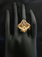 GOLD PLATED SILVER RING