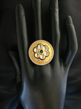 GOLD PLATED SILVER RING