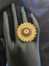 GOLD PLATED SILVER RING