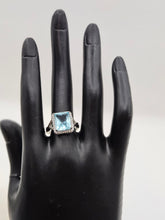 SILVER CZ STUDDED RING