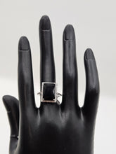 SILVER CZ STUDDED RING