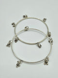 SILVER BANGLES