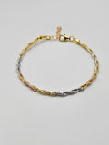GOLD PLATED SILVER BRACELET