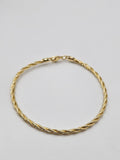 GOLD PLATED SILVER BRACELET