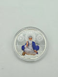 PURE SILVER GURU NANAK DEV JI 50GM COIN