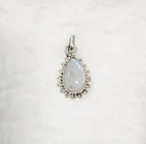 SILVER MOONSTONE PENDANTS