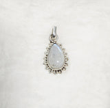 SILVER MOONSTONE PENDANTS