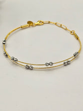 GOLD PLATED SILVER BRACELET