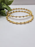GOLD PLATED BANGLES SIZE-2.2