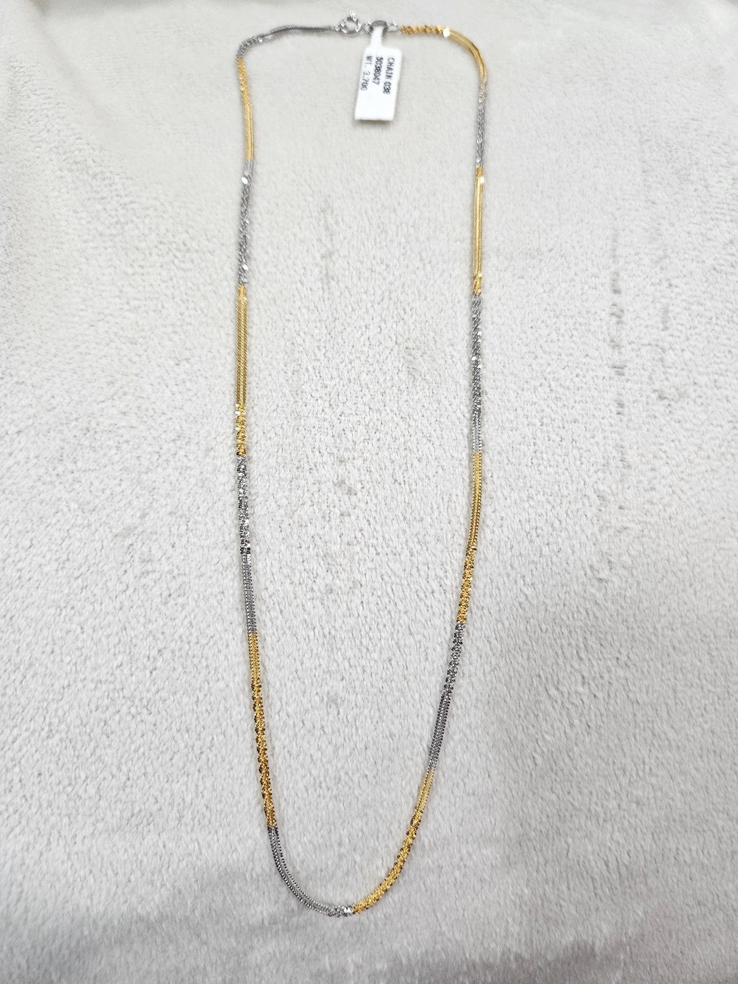 SILVER GOLD PLATED CHAIN