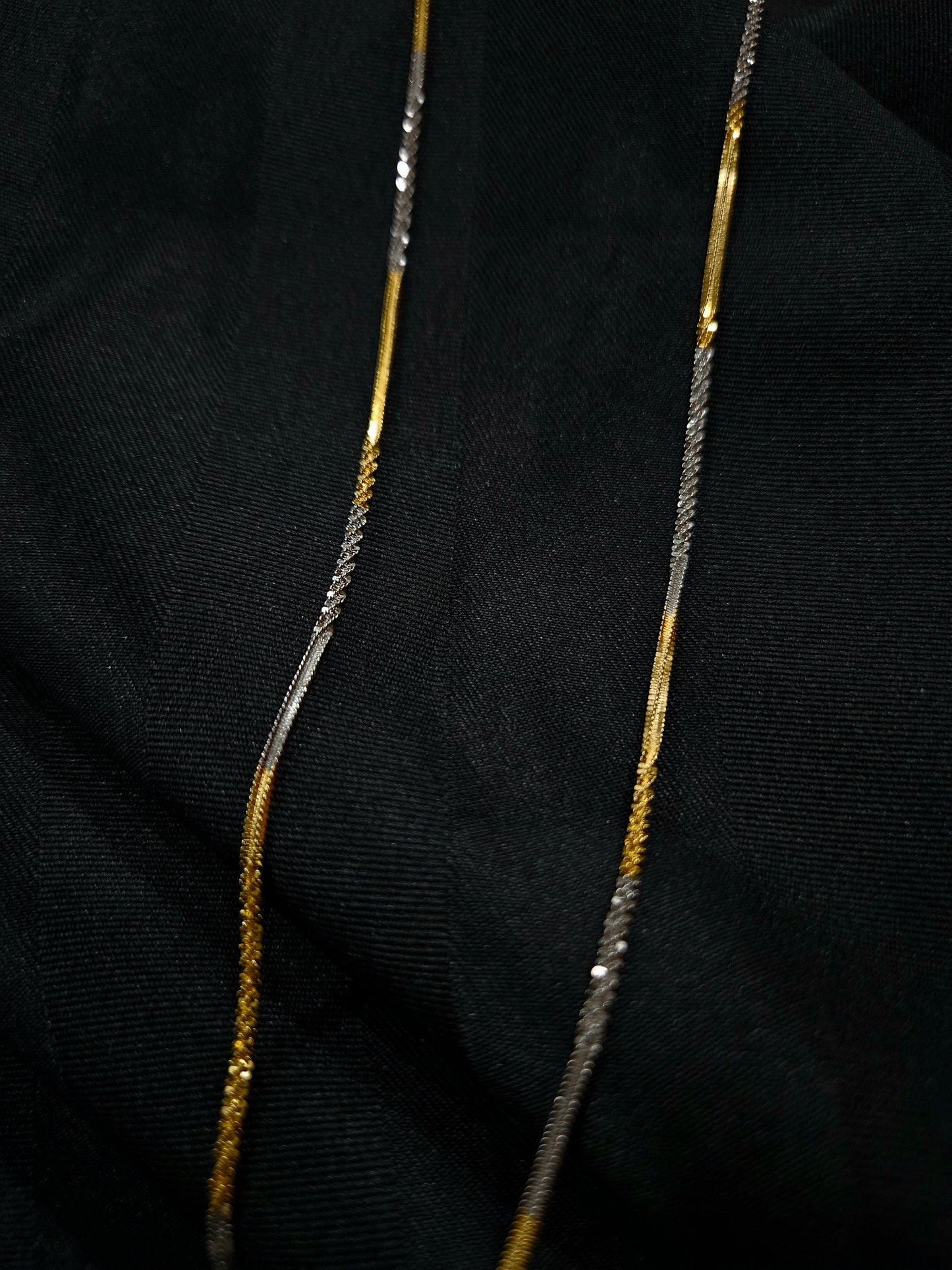 SILVER GOLD PLATED CHAIN