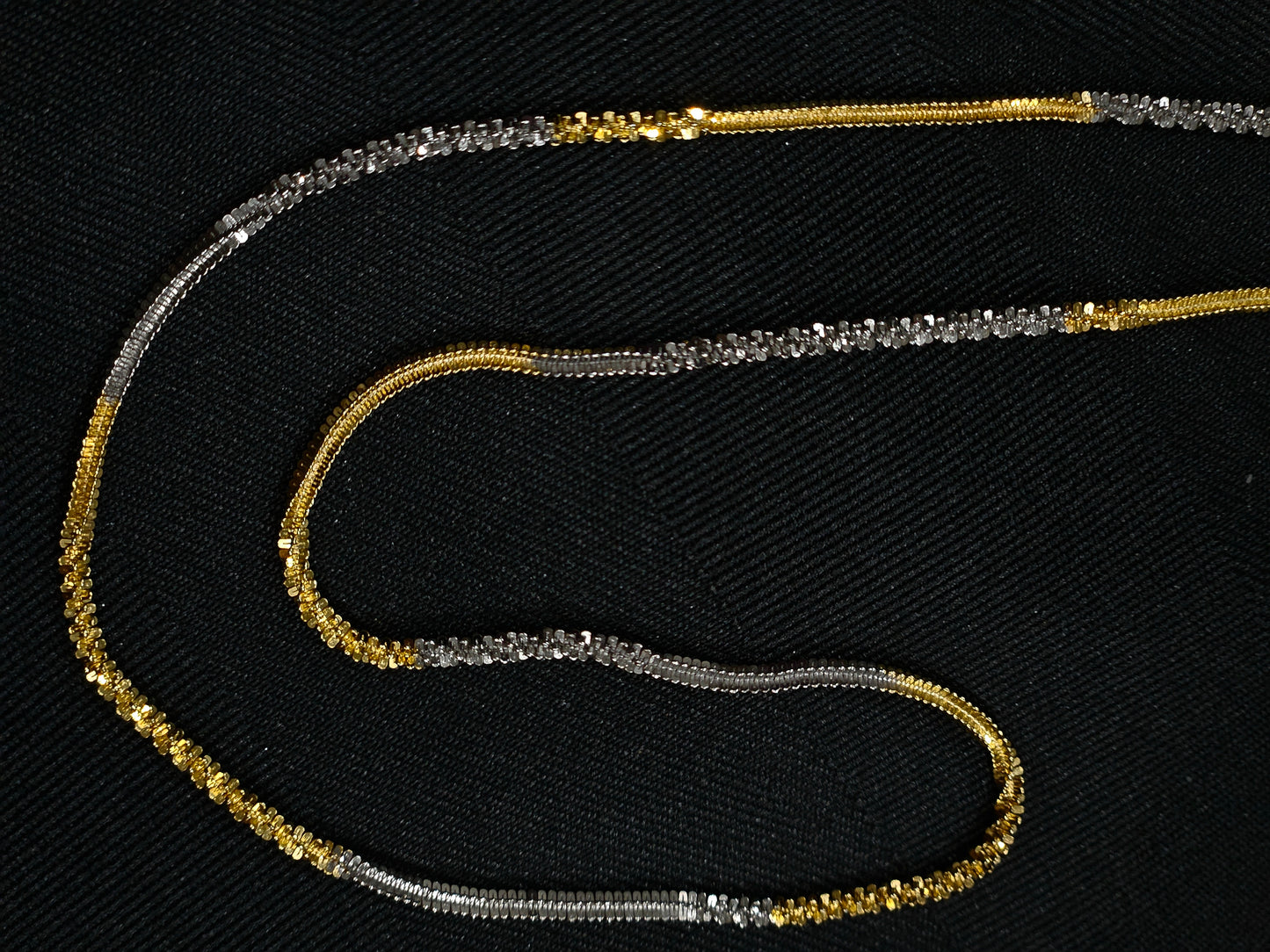 SILVER GOLD PLATED CHAIN