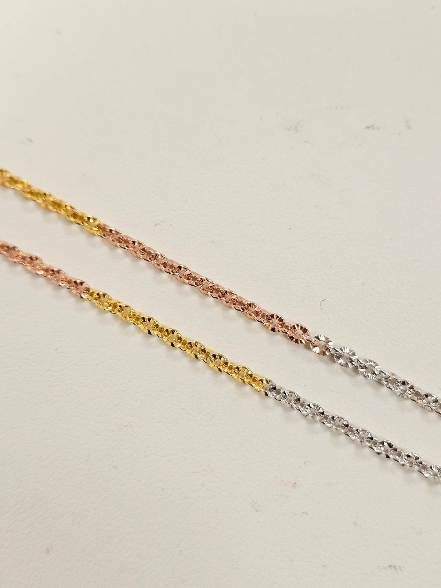 SILVER GOLD PLATED CHAIN