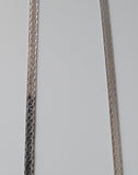 HERRINGBONE SILVER CHAIN