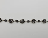 OXIDIZED SILVER BRACELET