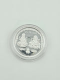 PURE SILVER LAXMI GANESH JI 10GM COIN