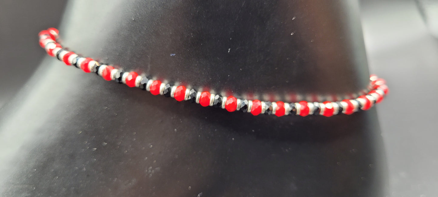 SILVER SINGLE ANKLET