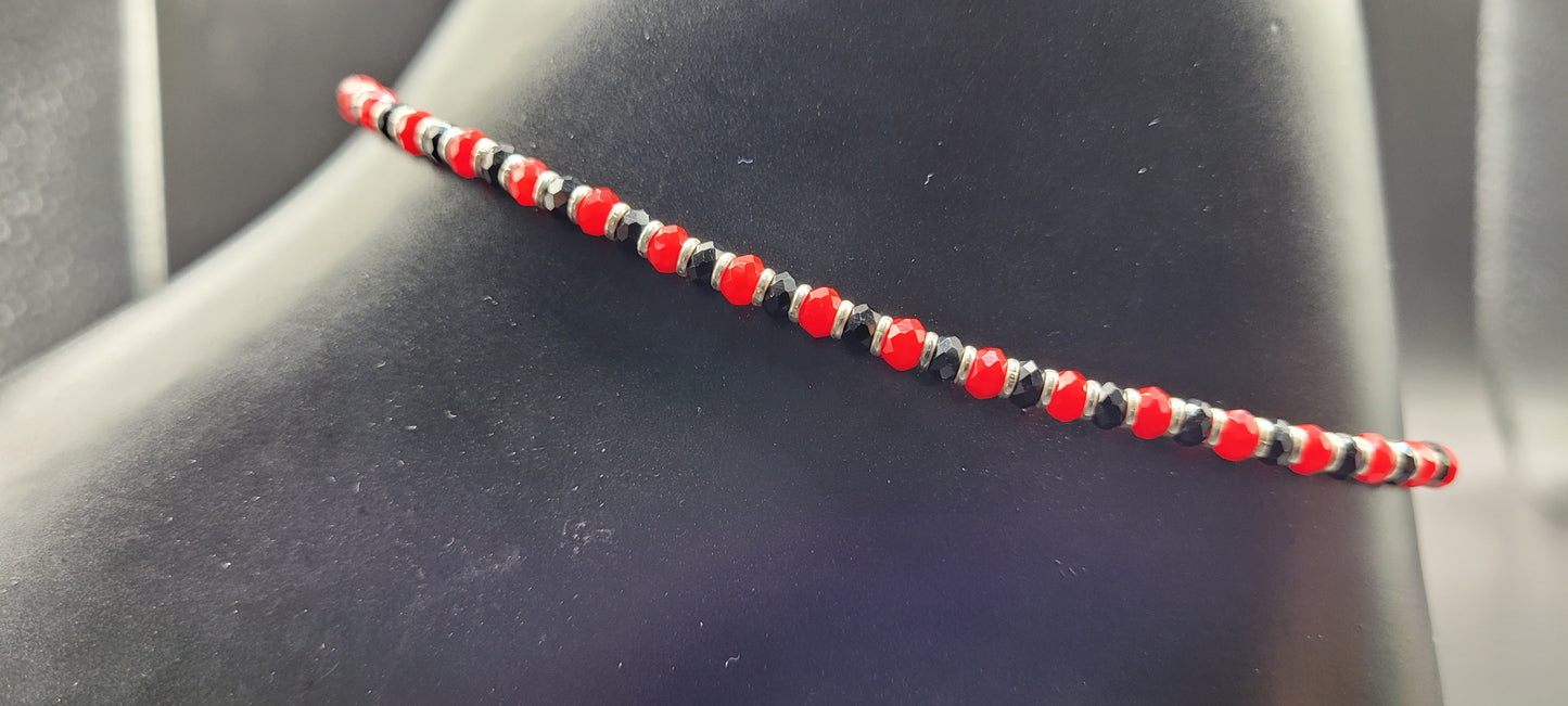 SILVER SINGLE ANKLET