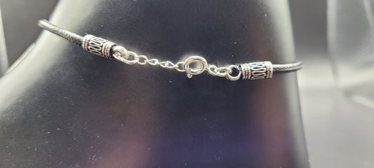 SILVER SINGLE ANKLET