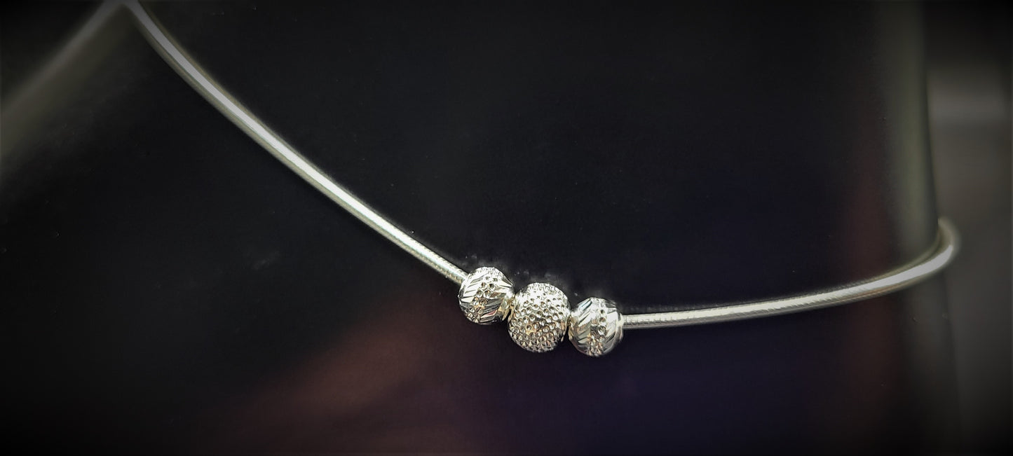 SILVER SINGLE ANKLET