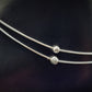 SILVER SINGLE ANKLET