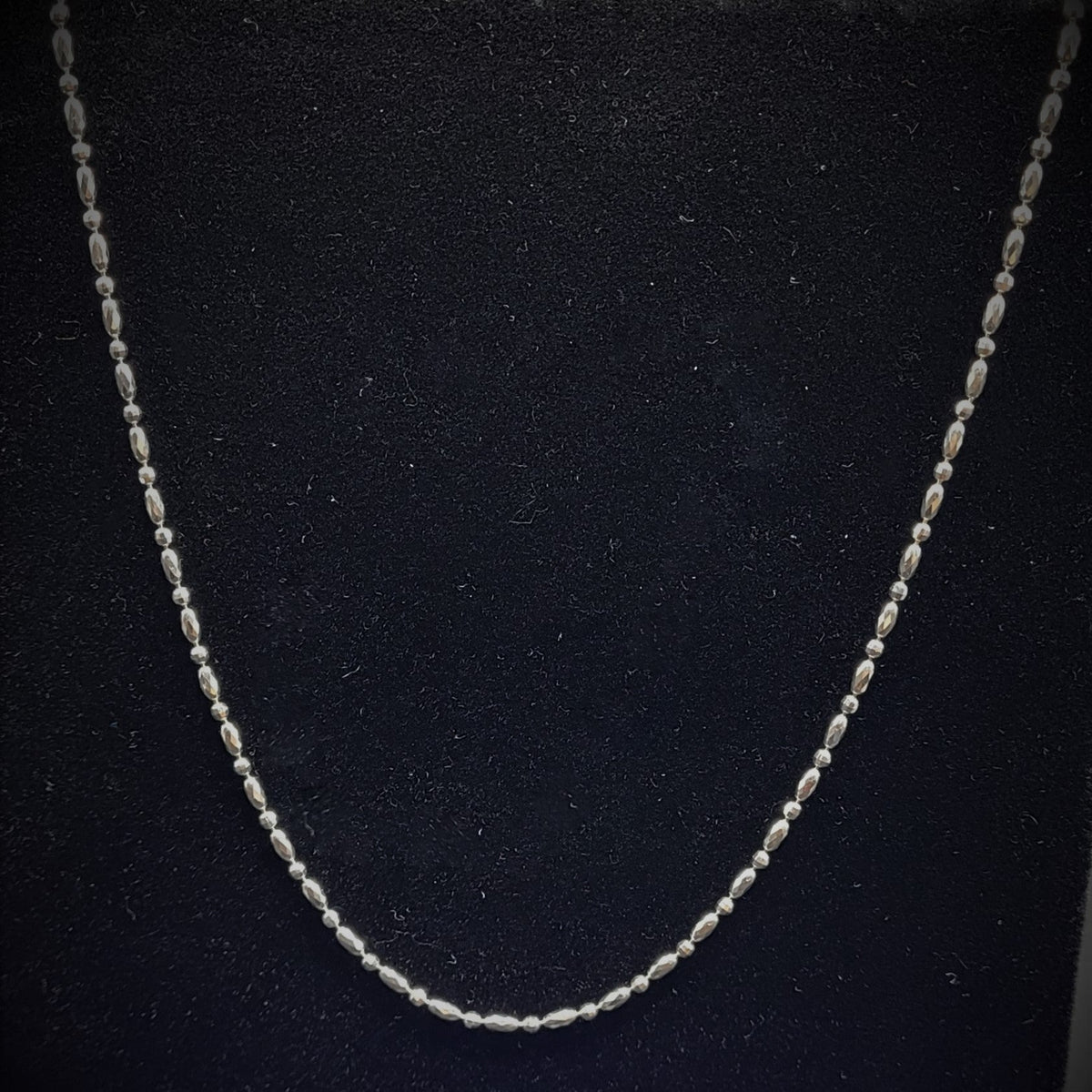 SILVER BEADS CHAIN