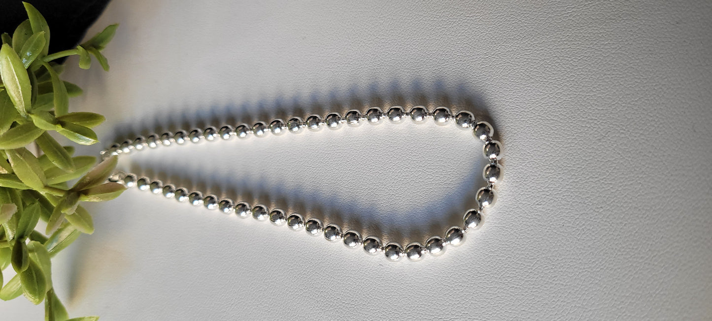 SILVER SINGLE ANKLET