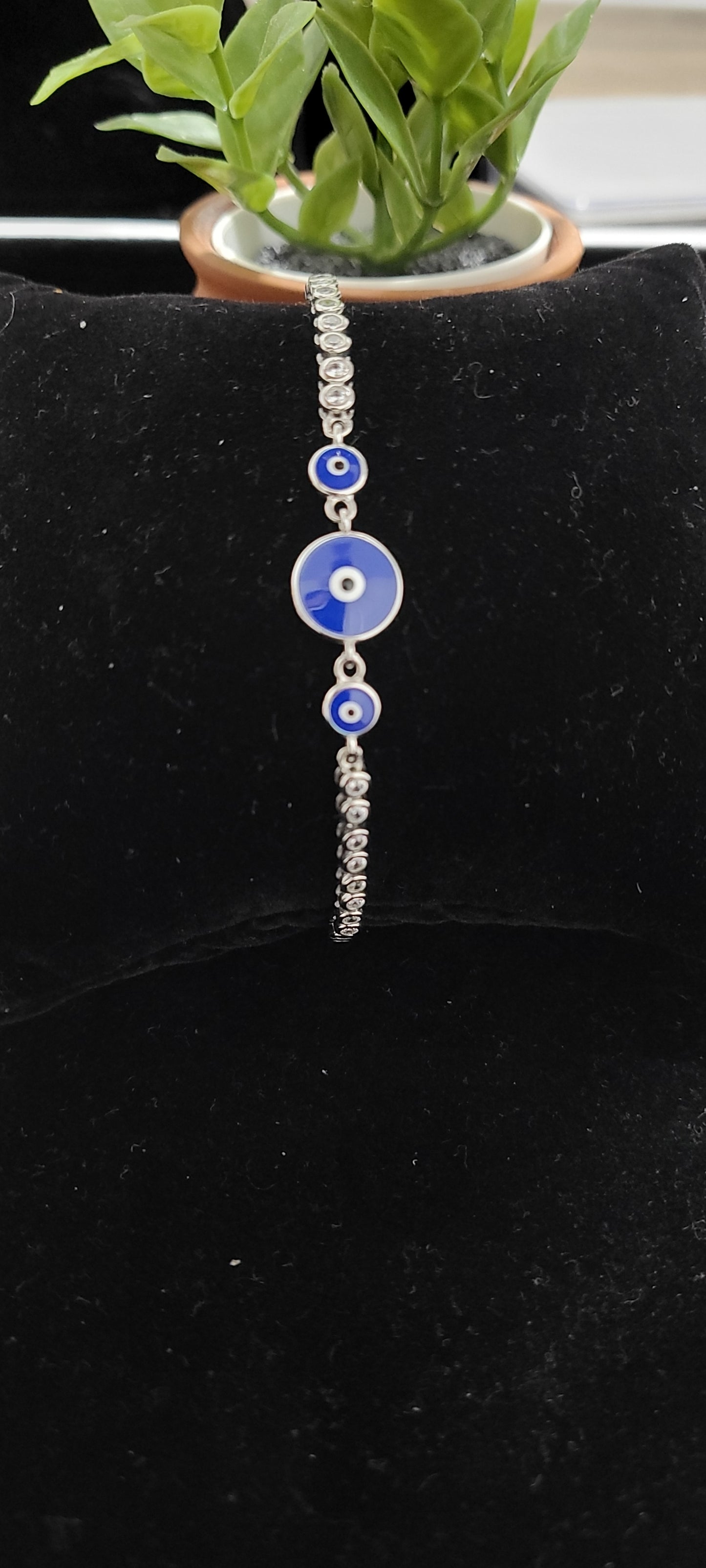 EVIL EYE SILVER BRACELET