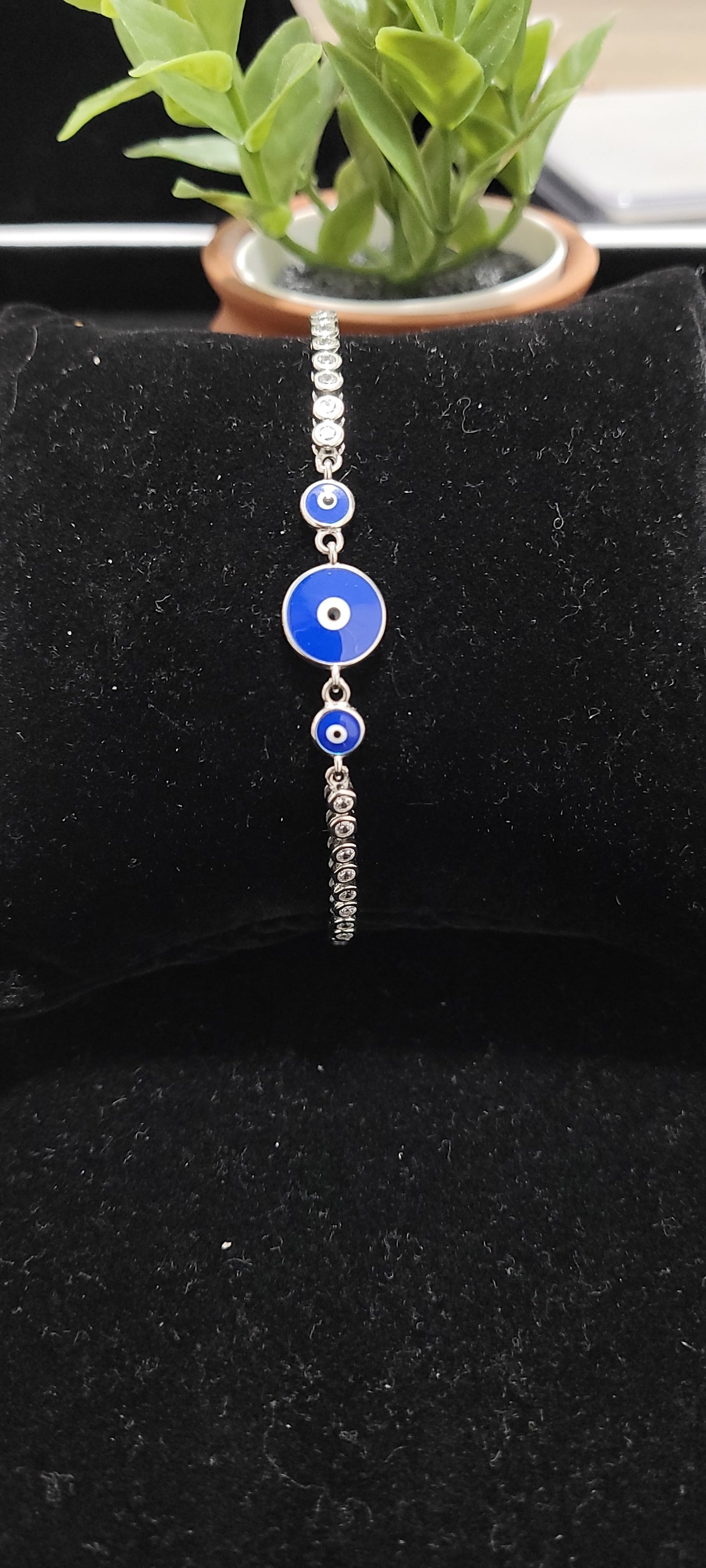 EVIL EYE SILVER BRACELET