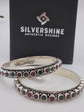 OXIDISED SILVER BANGLES