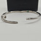 SILVER CARTIER NAIL BRACELET