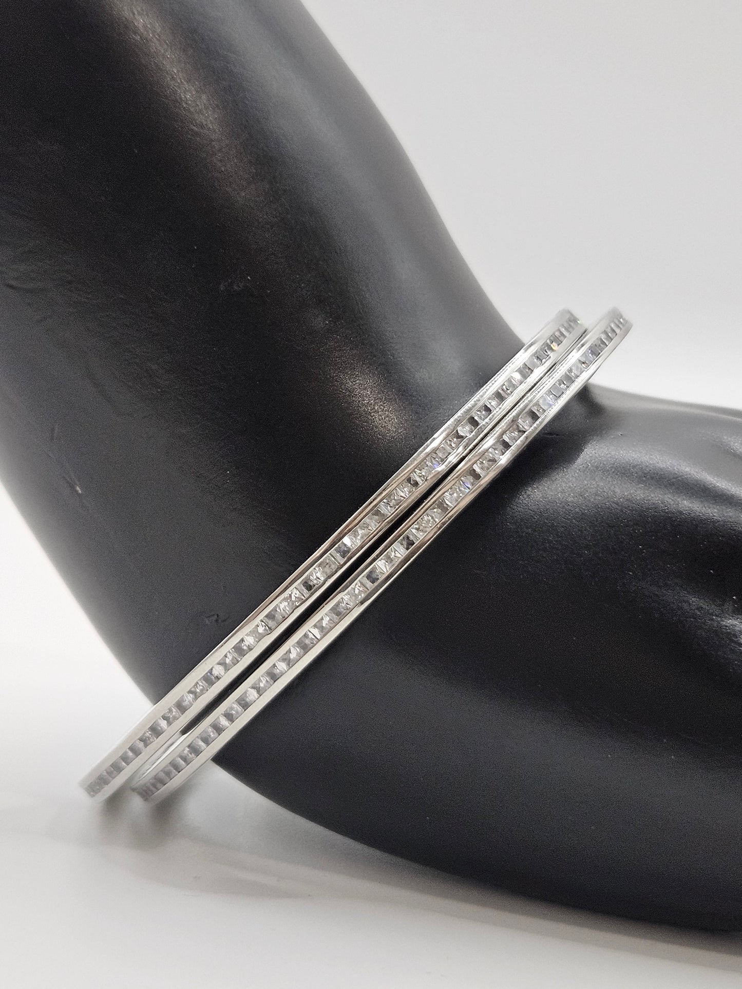 SILVER BANGLES