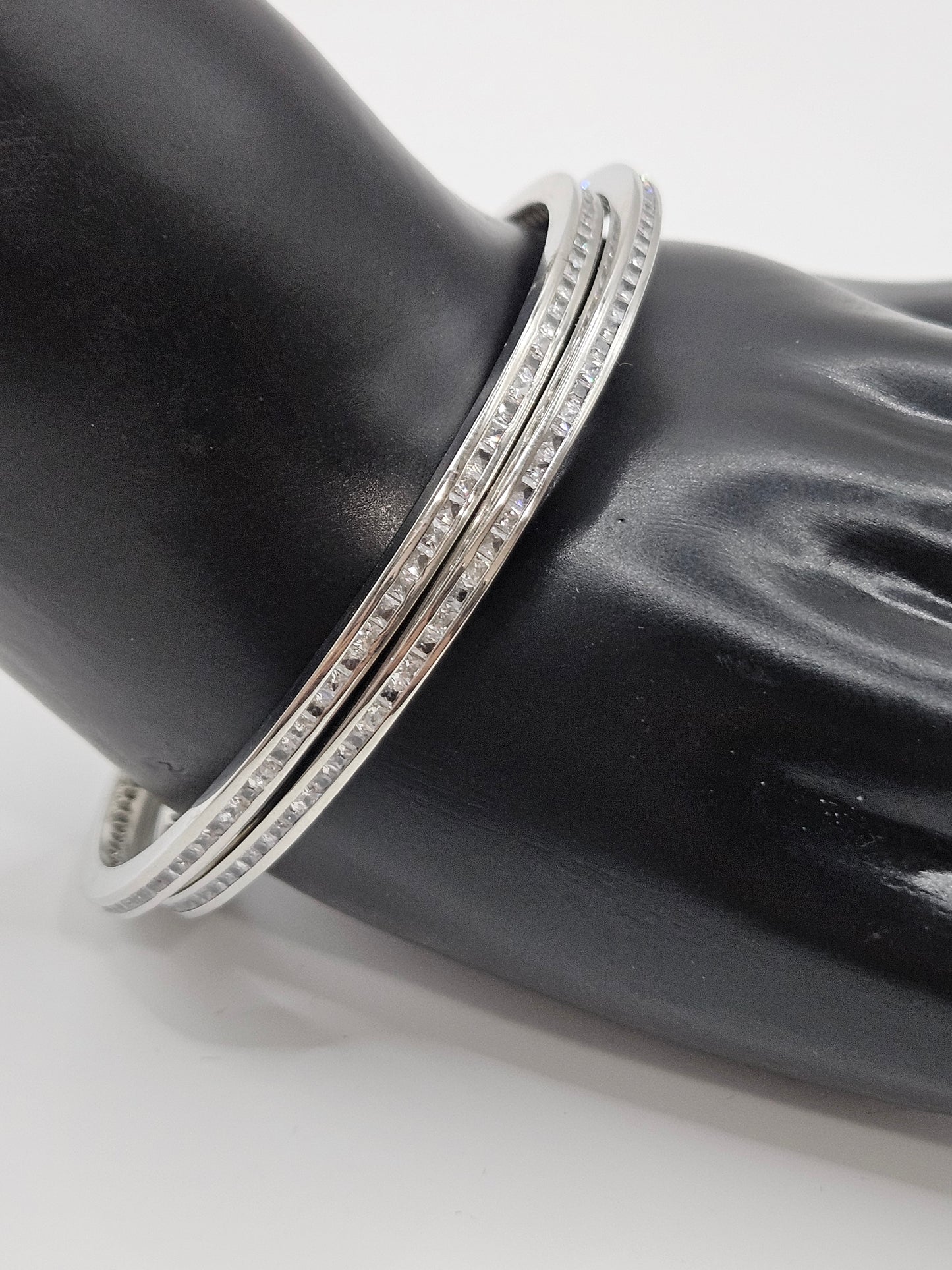 SILVER BANGLES