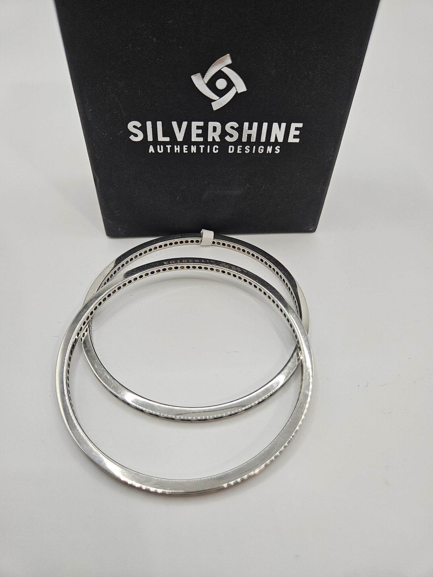 SILVER BANGLES