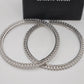 CZ STONE SILVER BANGLES