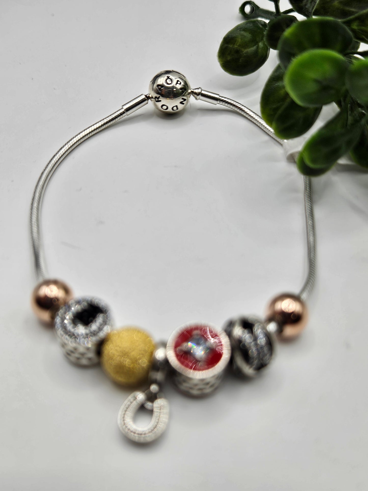 SILVER CHARMS BRACELET